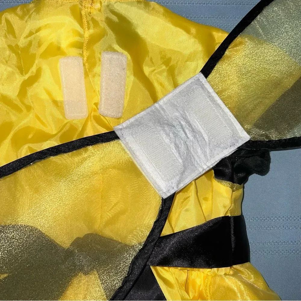 Garden Charms Bumblebee Costume Dress 3T-4T Yellow Black Halloween 3 Piece Cute
